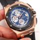 Imitation Audemars Piguet 44MM Rose Gold Blue Dial Watch Men's (7)_th.jpg